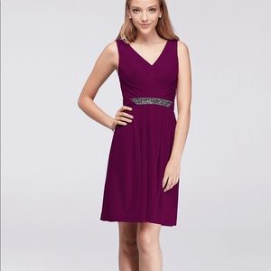 David’s bridal bridesmaid dress